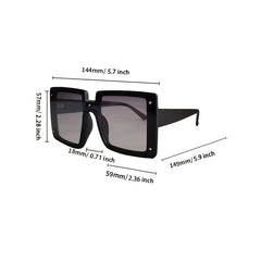 Oversized Square Sunglass Men Women Sun Glasses Eyewear Shades