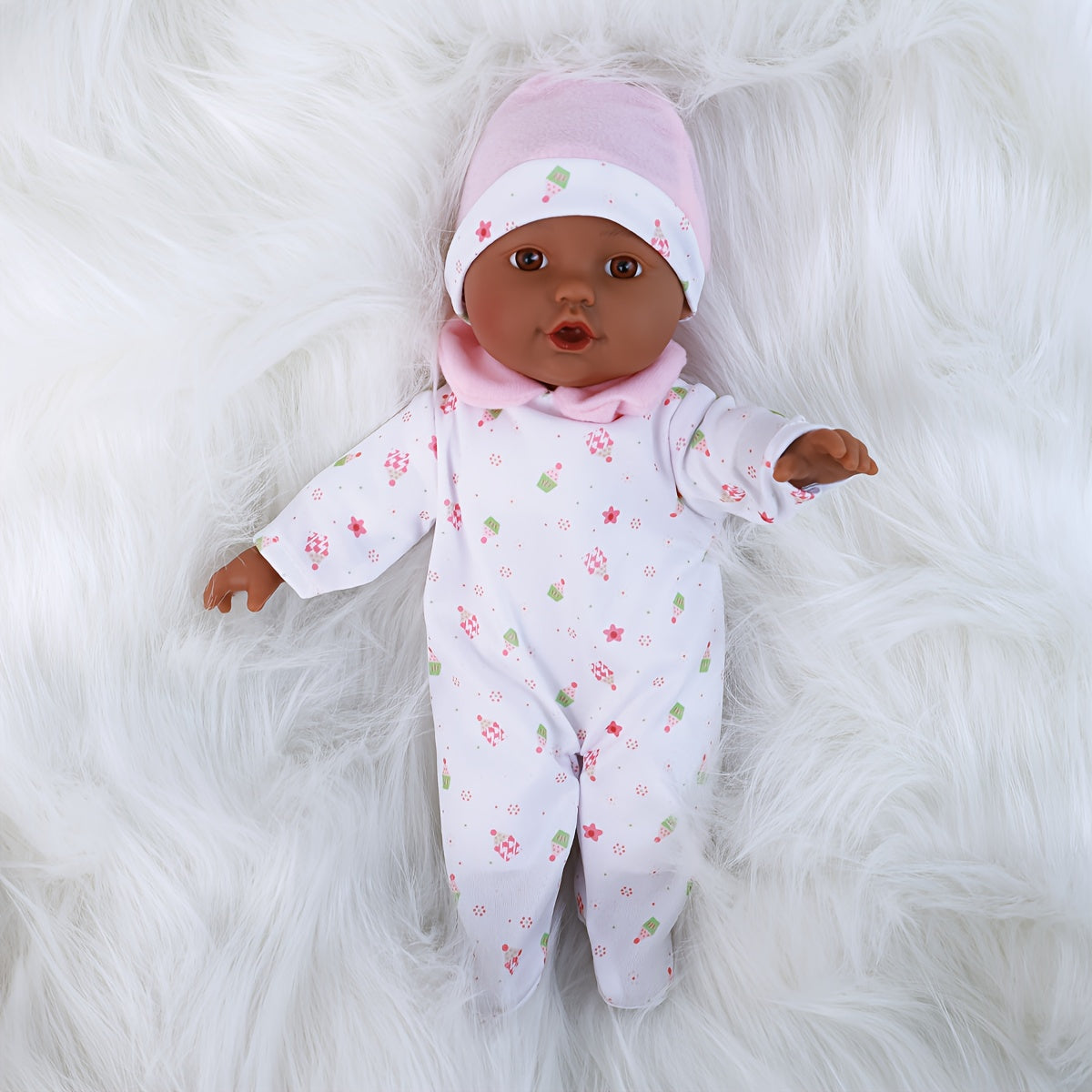 13" Reborn African American Doll Soft Body Realistic Look Boys Girls Birthday