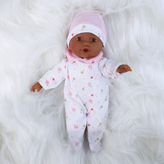 13" Reborn African American Doll Soft Body Realistic Look Boys Girls Birthday