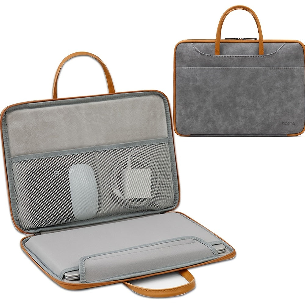 13-15.6 in Laptop Sleeve Bag Waterproof Briefcase with Organizer