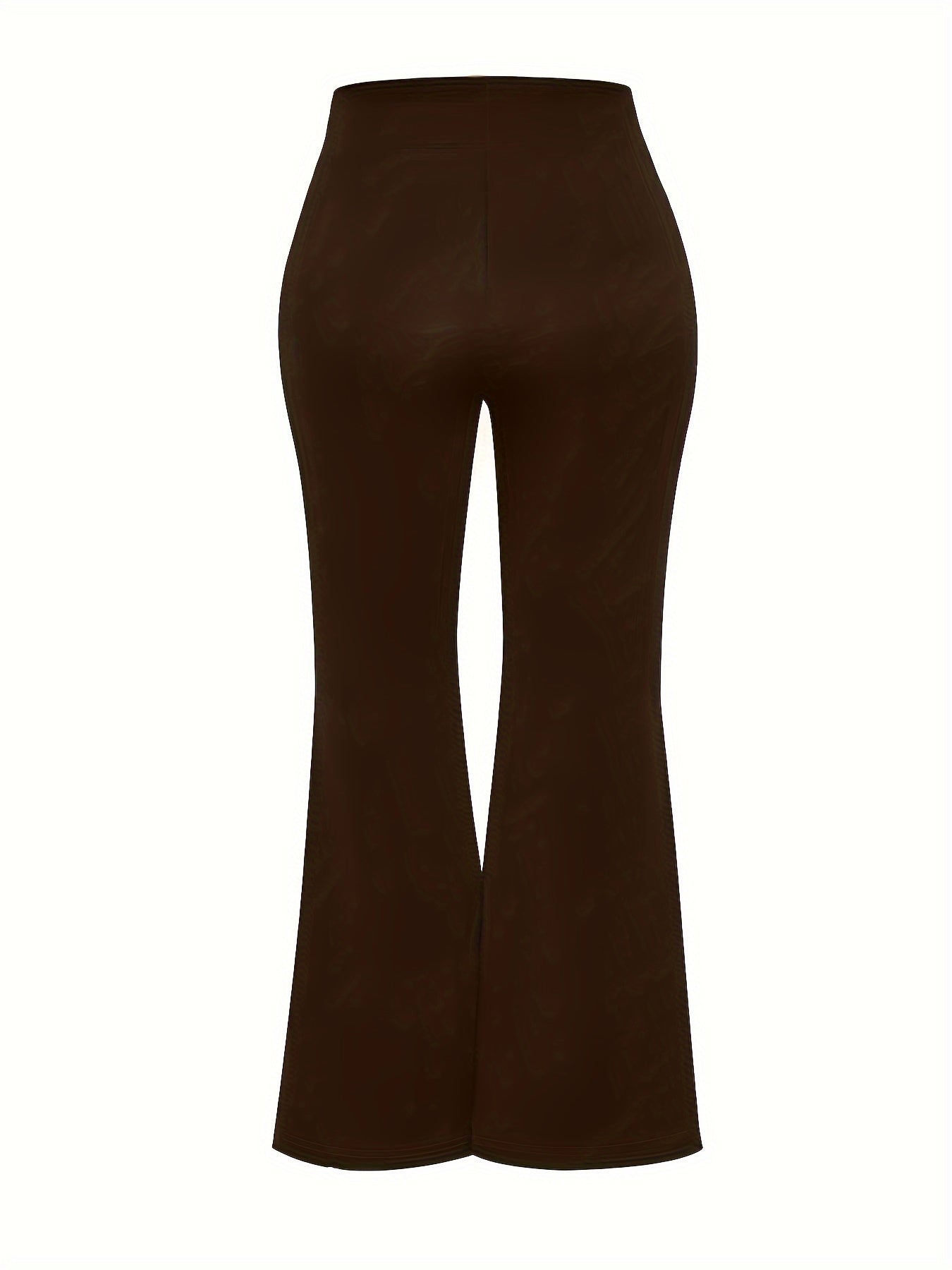  High Rise Stretch Flared Leg Leggings
