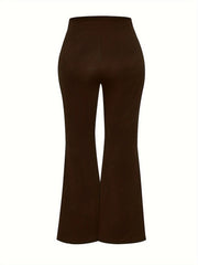  High Rise Stretch Flared Leg Leggings