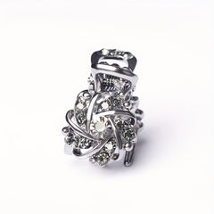Vintage Rhinestone Hair Claw Small Hair Clip for Women