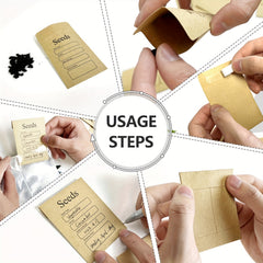 Seed Packet Organizer Garden Seed Storage Protector Clear Pocket