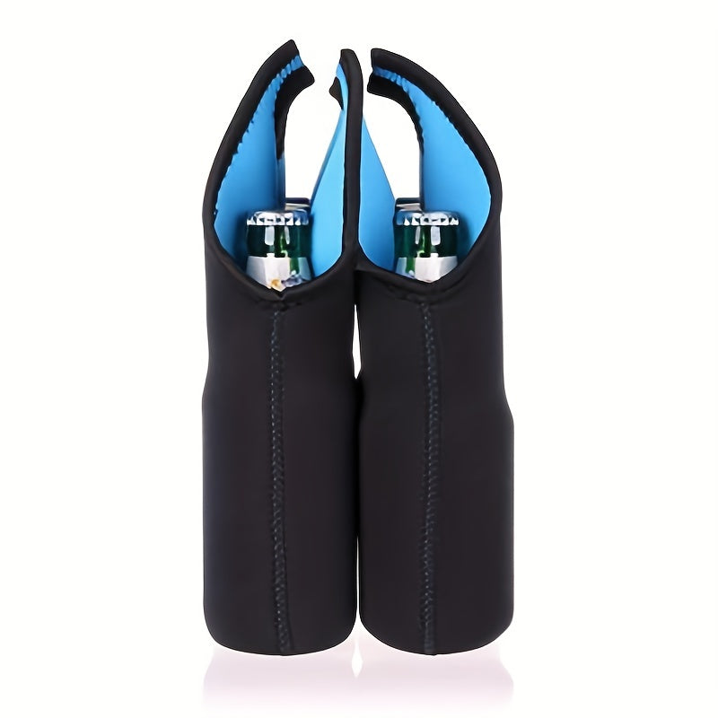 6 Pack Insulated Neoprene Bottle Cooler Bag with Handle