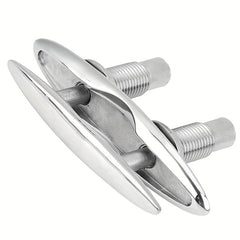 316 Stainless Steel Boat Cleat 12 Pull Up for Anchoring/Mooring