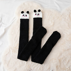 Cute Cartoon Animal Fuzzy Socks & Warm Over The Knee Socks