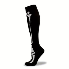 Halloween Skull Over The Calf Socks Decoration Props