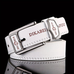 Classic Unisex PU Leather Belt Punk Solid Jeans Pants Belt