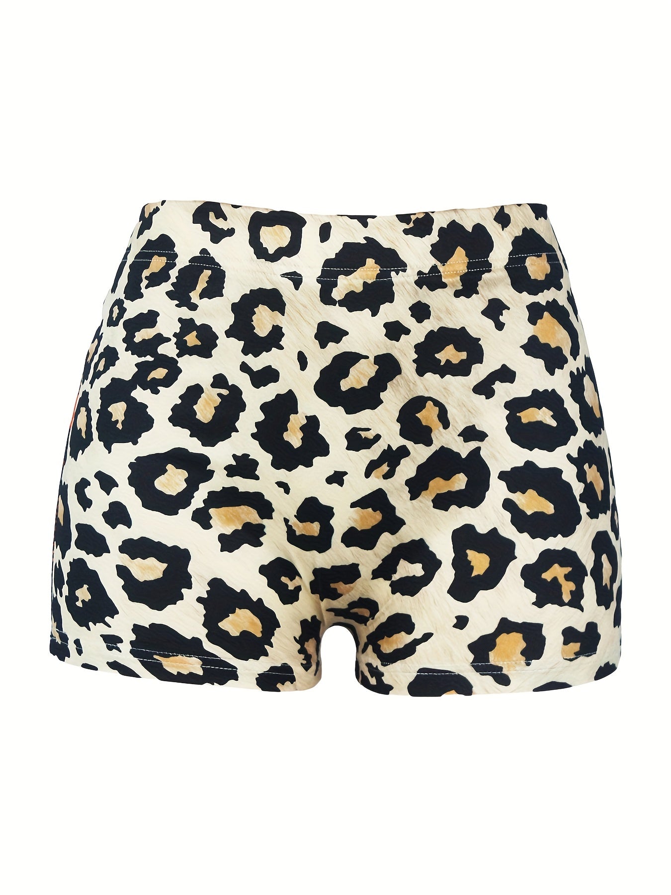 American Flag & Leopard Print Skinny Shorts Sexy Shorts For Spring & Summer