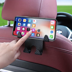 Car Headrest Mobile Phone Holder Rear Seat Storage Rack