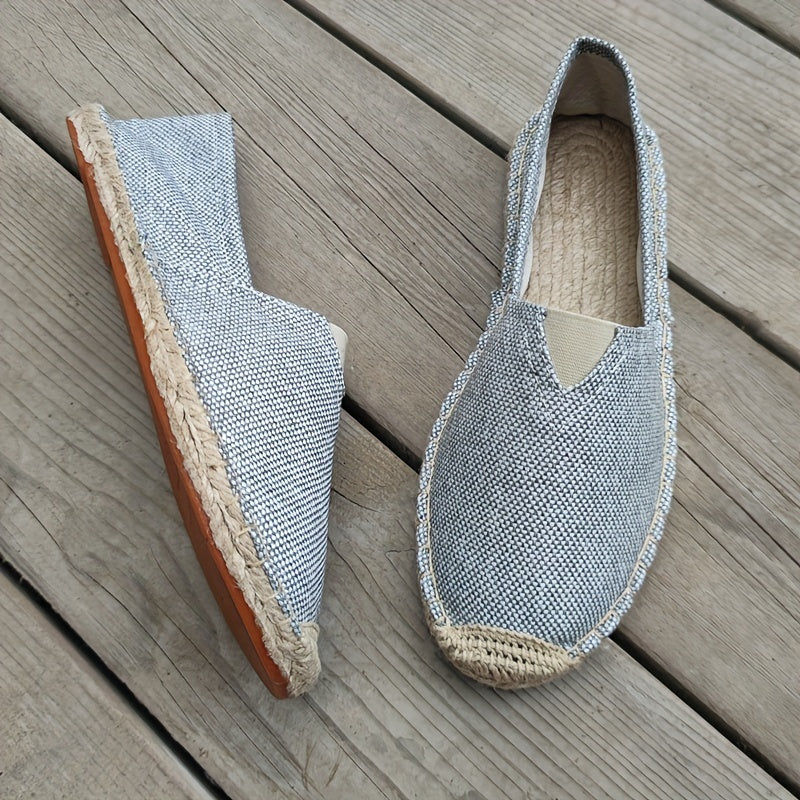 Men's Espadrille Shoes Casual Slip on Shoes Comfortable 