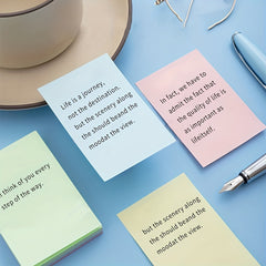 5 Pack 400 Sheets Sticky Notes 7.5 x 8cm Easy Post For School Office