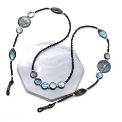 Marble Beaded Glasses Chain Anti Slip Lanyard Strap Hawaii Face Covering
