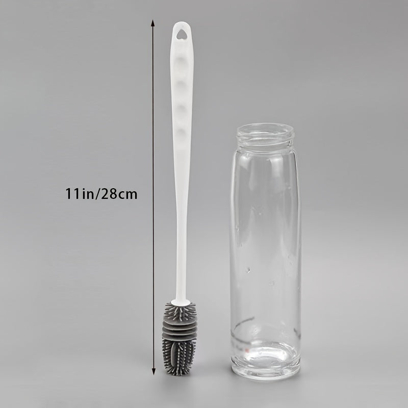 Silicone Cup Brush Long Handle Bottle Cleaning Brush