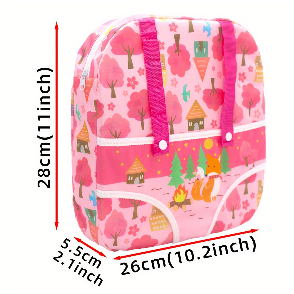 Fine Detail Doll Backpack for 30-48-45 Dolls with Storage Pockets