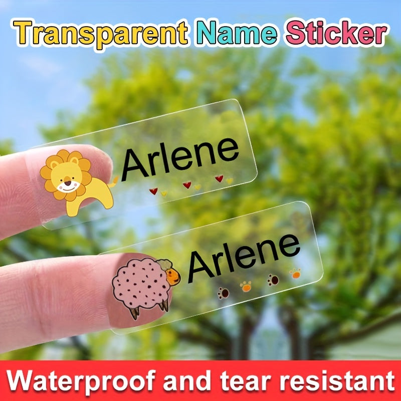 Custom Student Name Stickers 150pcs Waterproof Labels for School Supplies