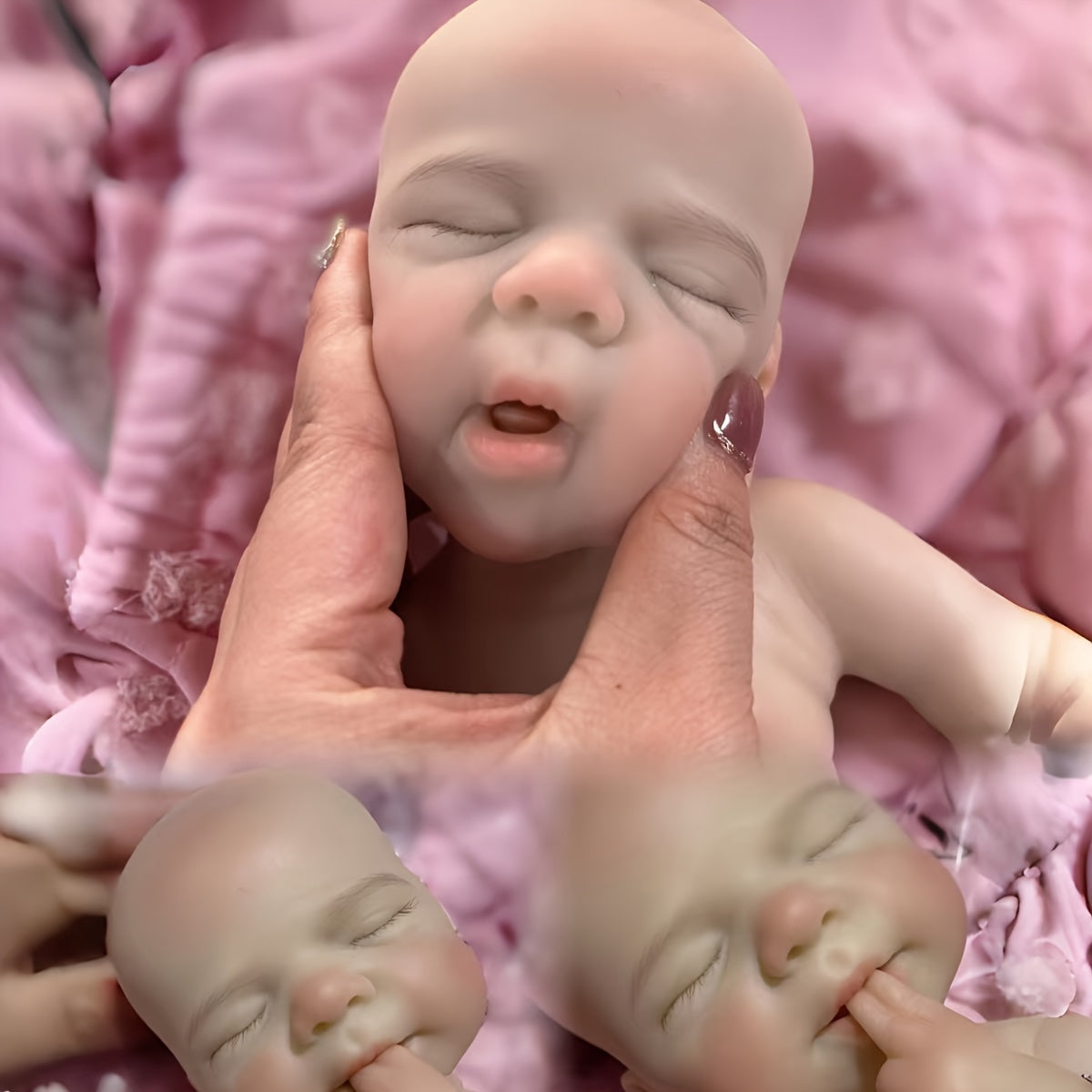 Waterproof Pascale Solid Silicone Reborn Girl Doll with Outfits