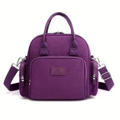 Casual Nylon Crossbody Bag Multifunctional Backpack