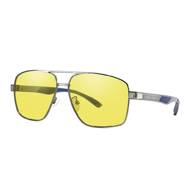 Polarized Aviator Sunglasses Night Driving Glasses Anti Glare