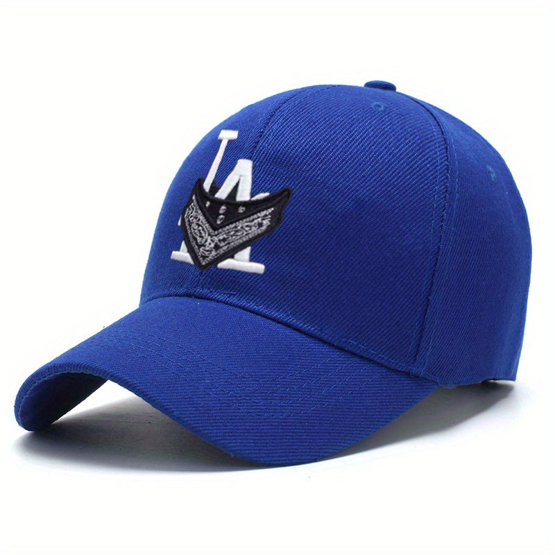 Hip Hop LA Bandana Baseball Cap Embroidered Dad Hat Unisex Sun Hats