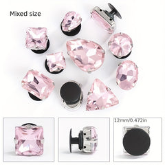 10pcs Mixed Claw Drill DIY Accessories Box Bag Shoe Buckle