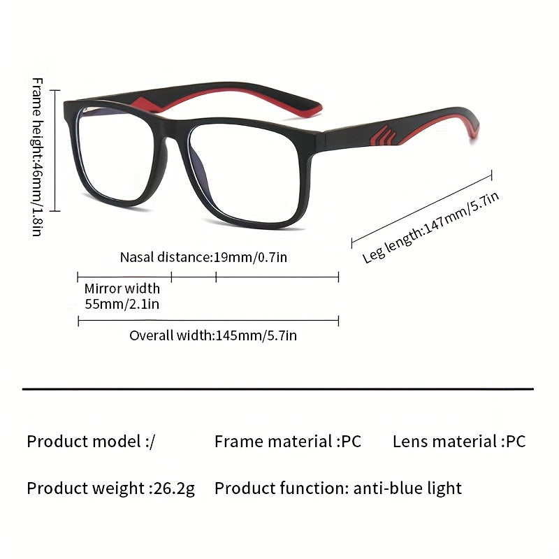 Men's Sports Glasses Outdoor Cycling Running Waterproof Goggles Anti Light Lens