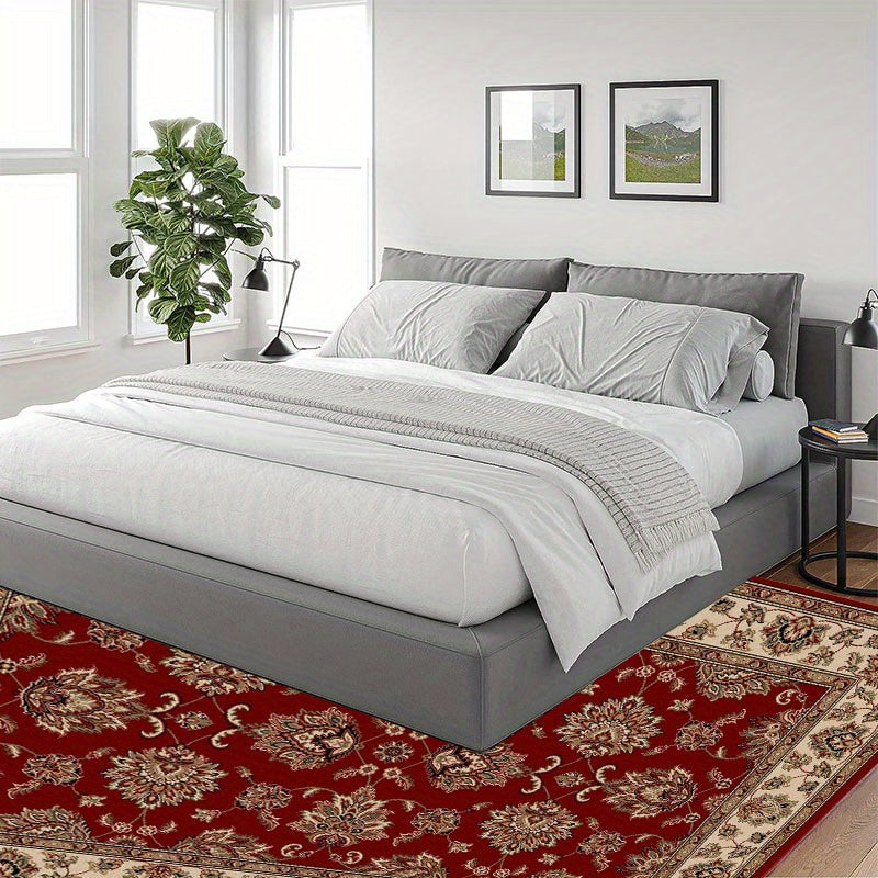 Soft Fluffy Plush Area Rugs Floral Shaggy Rugs for Bedroom Living Room