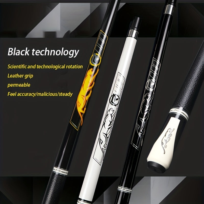 Chinese Style Eight Cue Set for American Nine Ball and Pool Games