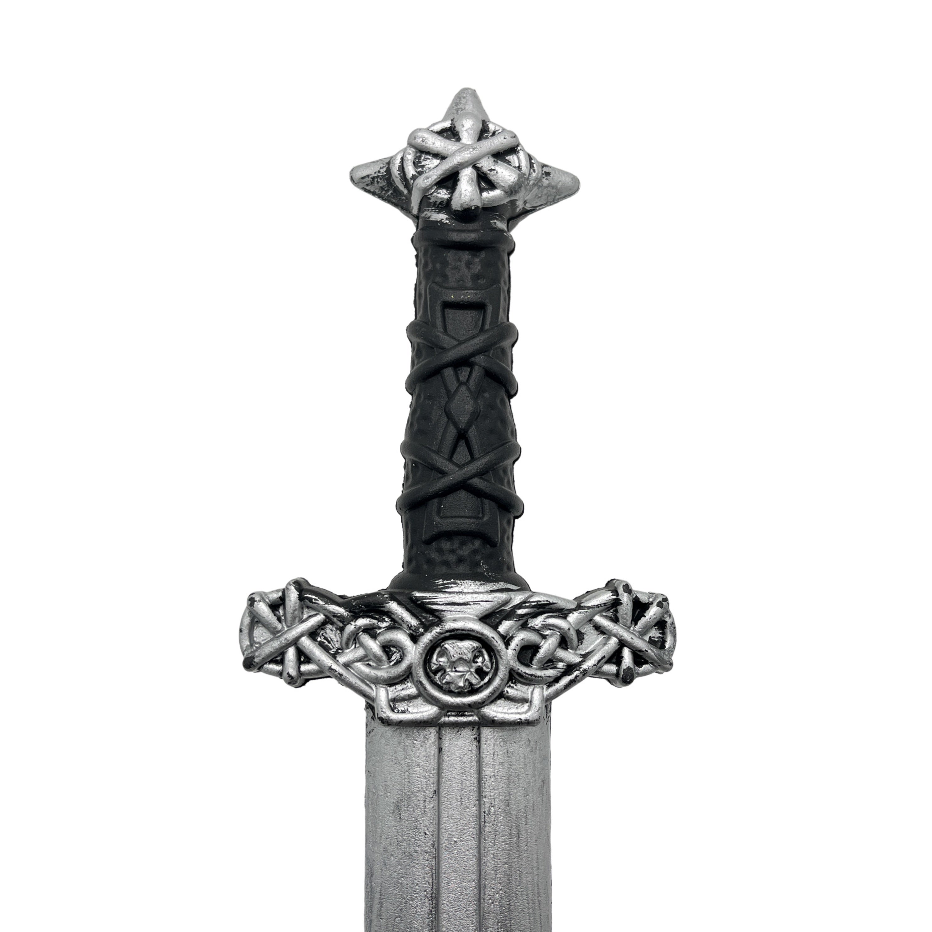 Plastic Sword with Intricate Crossguard for Cosplay Halloween Parties