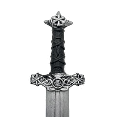 Plastic Sword with Intricate Crossguard for Cosplay Halloween Parties