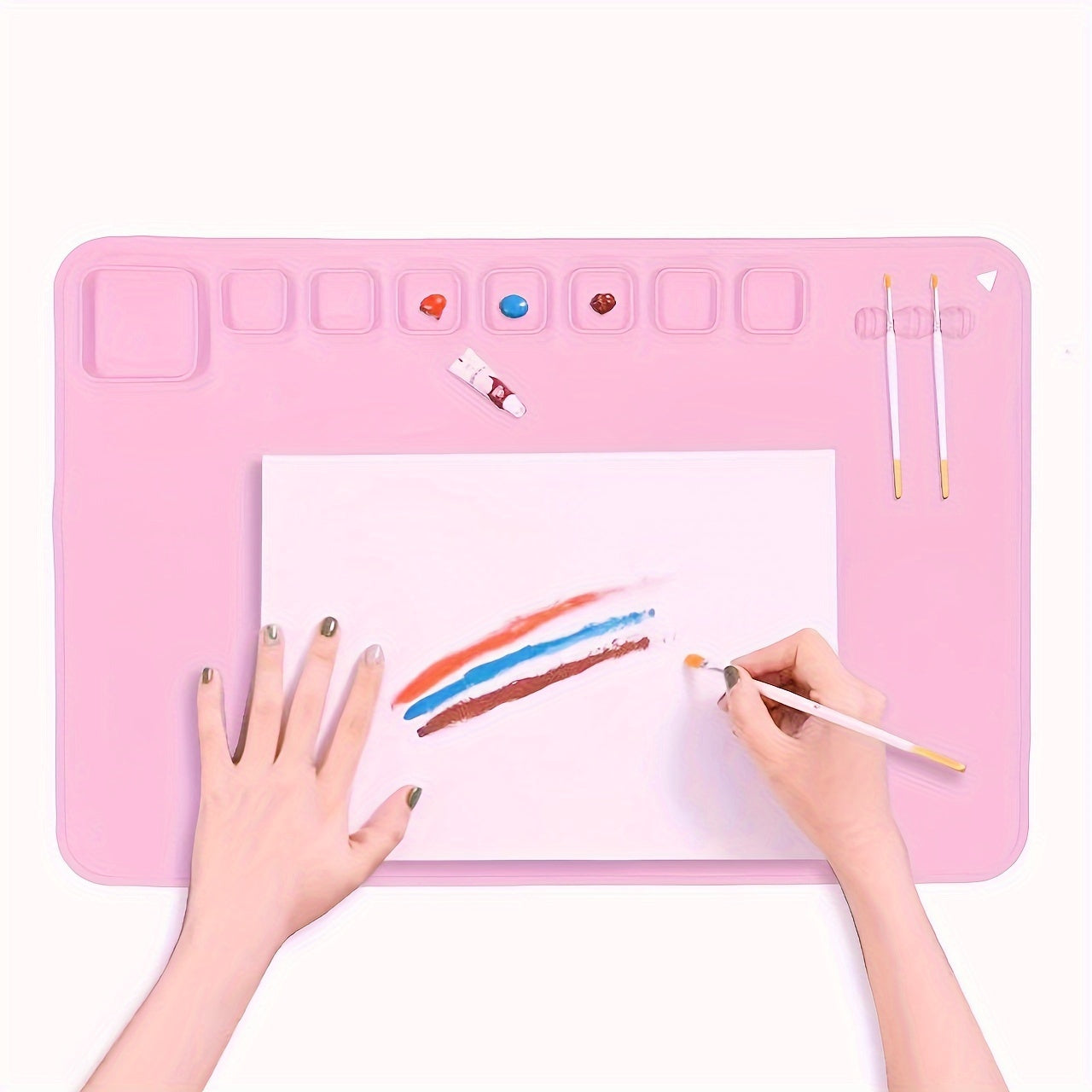 Silicone Art Painting Mat Non Stick DIY Doodle Crafting Surface