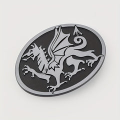Dragon Oval Belt Buckle Western Jeans Accessories DIY
