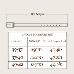 Men's Hollow Automatic Buckle Belt 304 Stainless Steel Buckle With Rhinestone