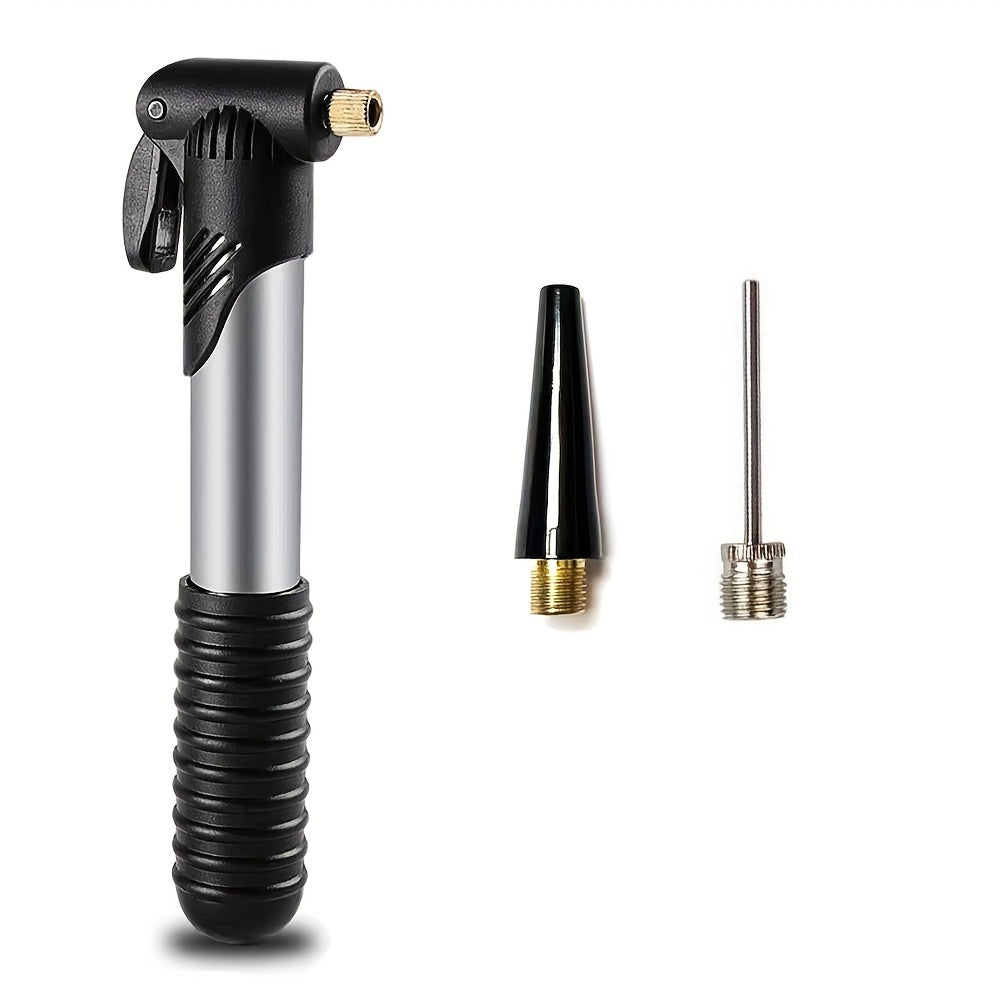 Portable Ball Pump Kit with Needle Nozzle for Bike Basketballs Footballs