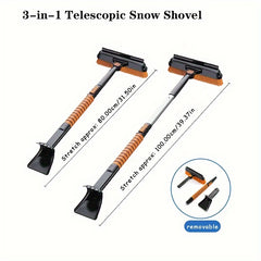 Retractable Aluminum Handle Car Emergency Snow Shovel