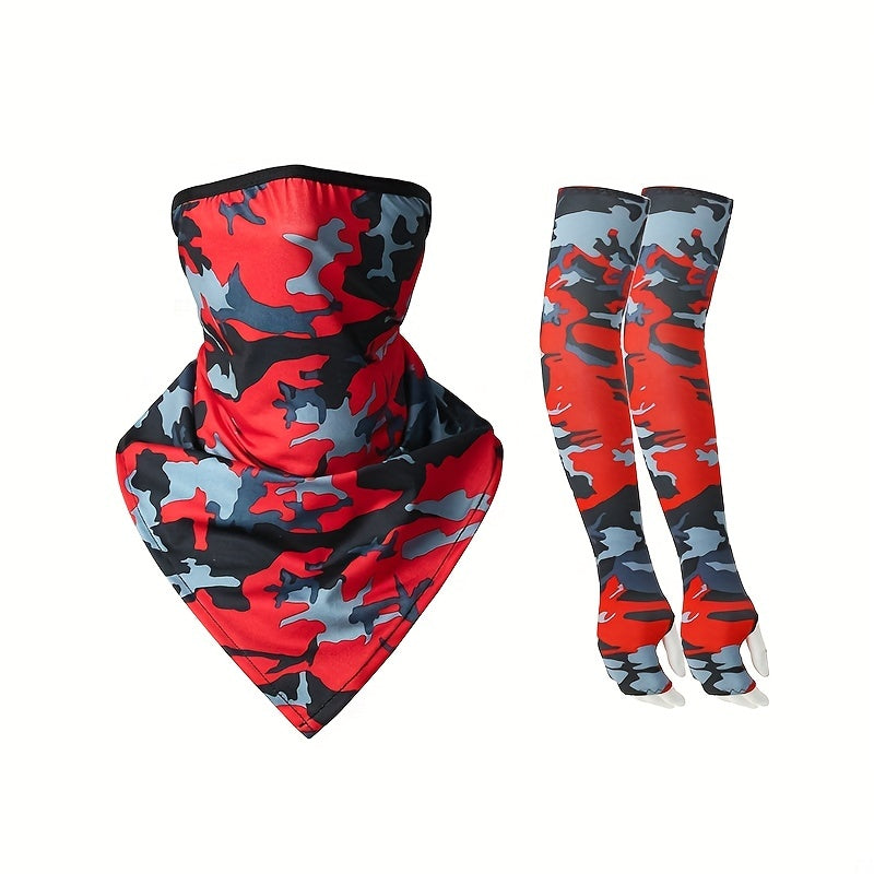 Summer Ice Silk Neck Gaiter Outdoor Sports Cycling Sleeve Cover