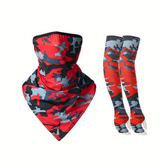 Summer Ice Silk Neck Gaiter Outdoor Sports Cycling Sleeve Cover