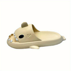 Men's Shark Lightweight Non Slip Open Toe Quick Drying Slides