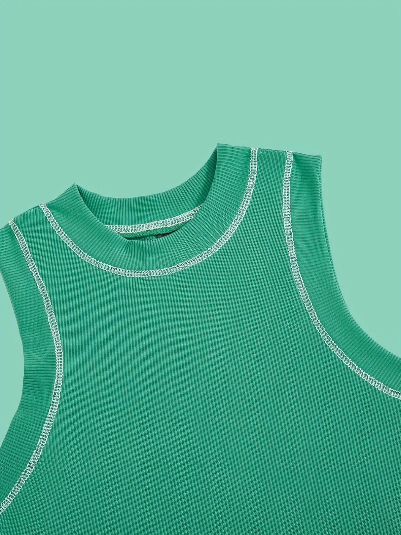 Women's Solid Tank Top Sleeveless Casual Summer Wear