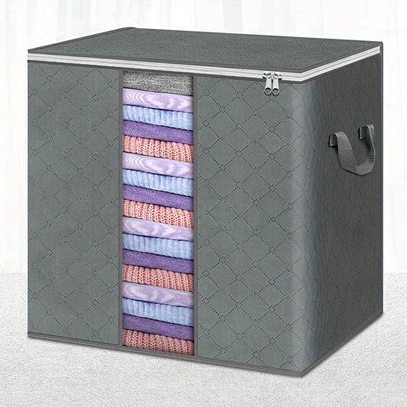 CCidea 60L Clothing Storage Bag Transparent Windows Strong Zippers