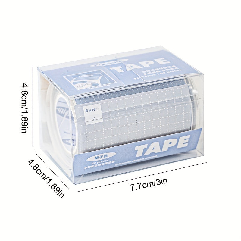 60 Sheets Sticky Notes Roll Labels Stickers Adhesive Name Tags 4 T