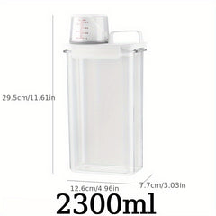 Airtight Laundry Detergent Container with Measuring Cup