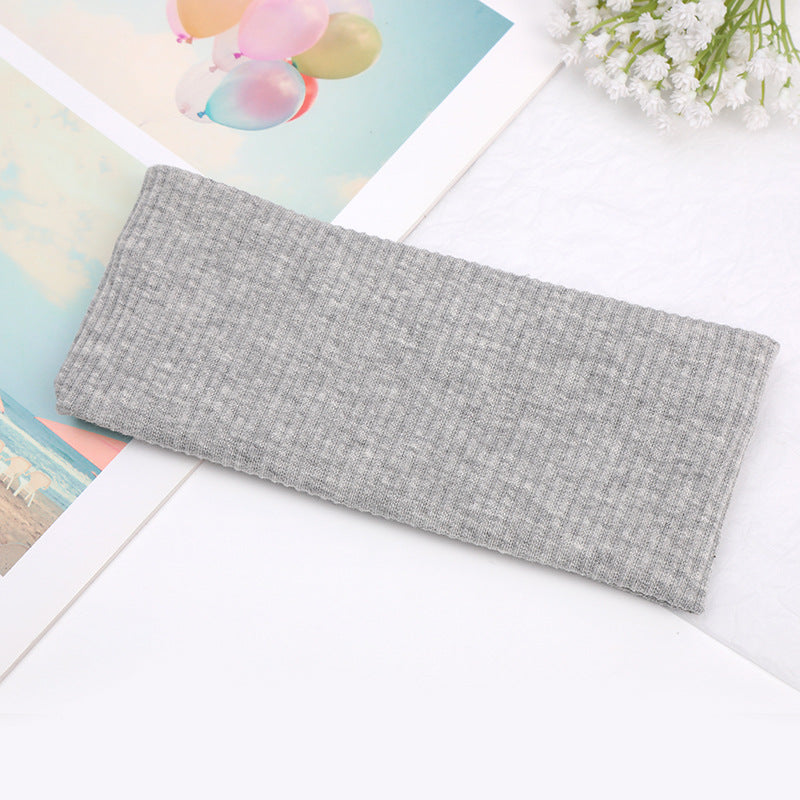 Solid Wide Headband for Women Sweatbands Hair Accessories Stretch Hair Wraps