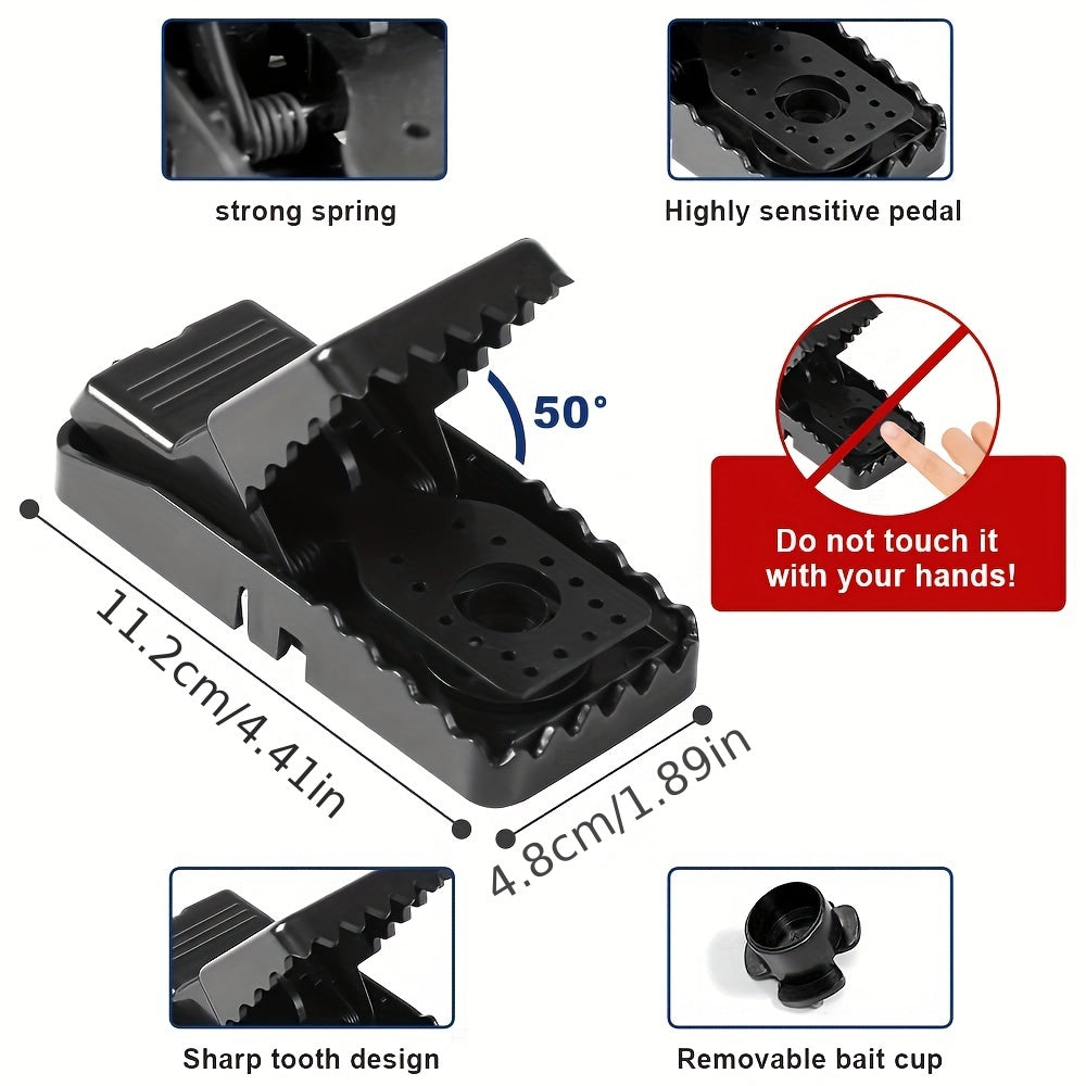 4pcs Mouse Traps Indoor Quick Effective Sanitary Safe Pest Control
