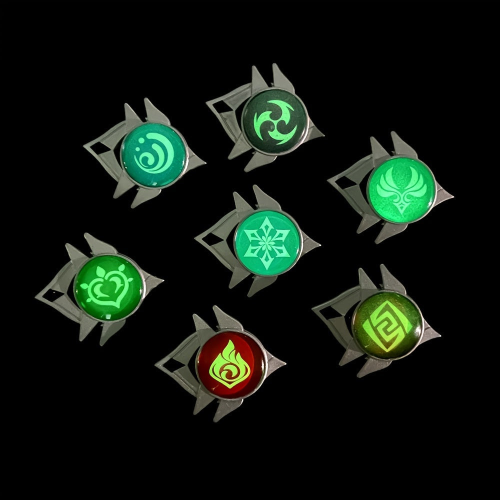 Men's Luminous Style Brooch Clothes Accessories