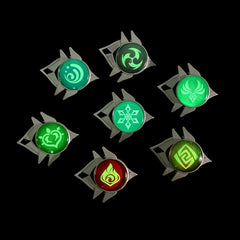 Men's Luminous Style Brooch Clothes Accessories