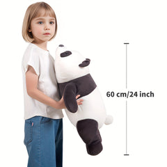 Large Panda Plush Toy & Pillow - Ideal Kids Gift - Cozy & Soft