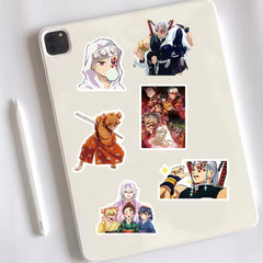 50 Anime Ghost Slayer Blade Stickers Waterproof Decorative