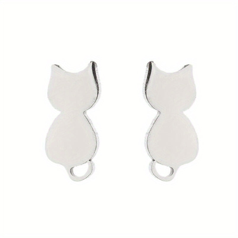 Stainless Steel Animal Stud Trinkets Earrings